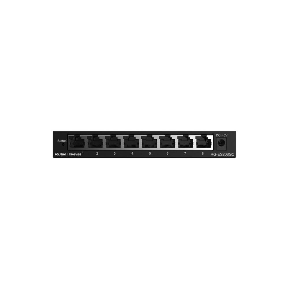 Ruijie Reyee RG-ES208GC 8-Port 10/100/1000 Yönetilebilir Desktop Switch