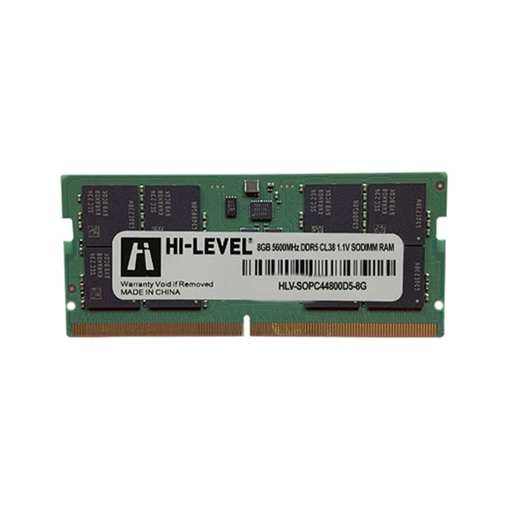 Hi-Level 8GB 5600MHz DDR5 Notebook CL46 1.1V (HLV-SOPC44800D5/8G)