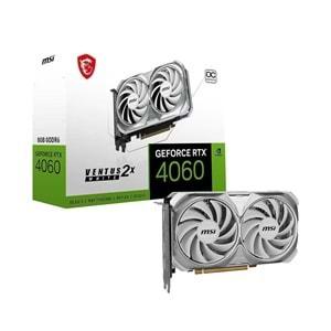 Msi Geforce RTX 4060 VENTUS 2X WHITE 8G OC 8GB GDDR6 HDMI DP 128BIT