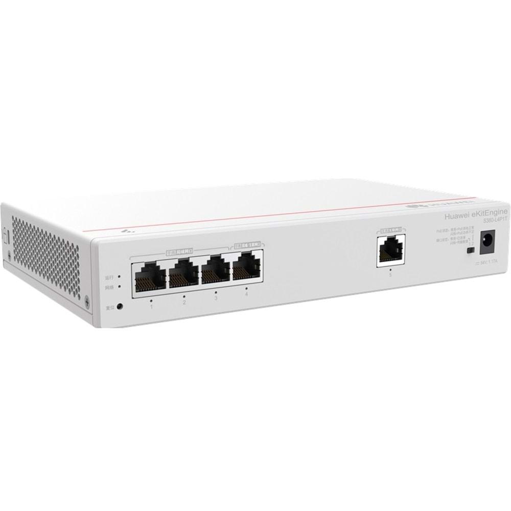 Huawei eKIT Engine S380-L4P1T 50W 5 Port 8GBIT/S YöneTIlebilir Switch