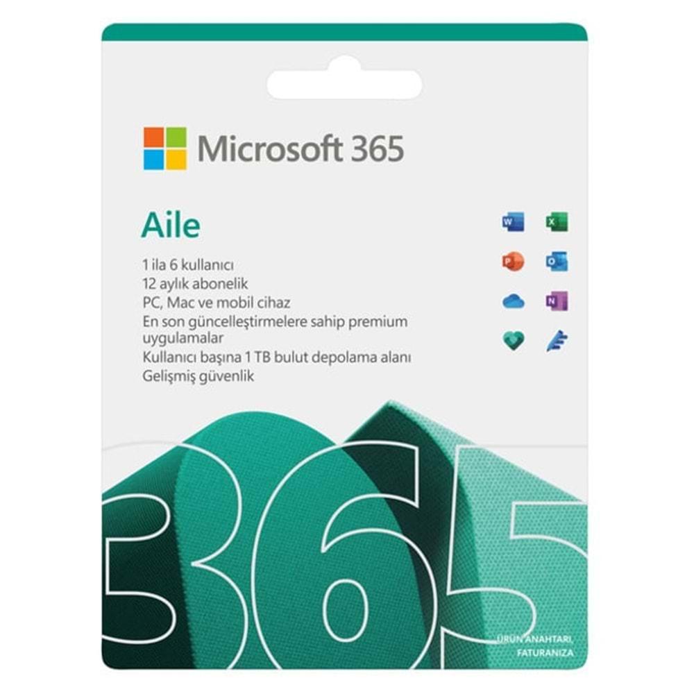 Microsoft 365 Aile - Elektronik Lisans(ESD) 6GQ-00086