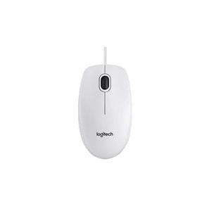 Logitech B100 Nano Mouse Kablolu Beyaz 910-003360