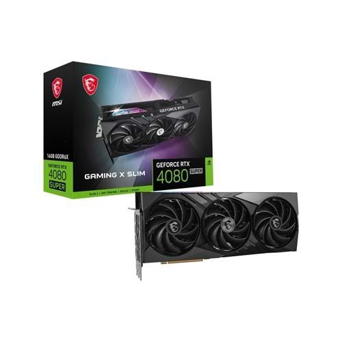 Msi Geforce RTX4080 Super 16G Gaming X SLIM 16GB GDDR6X 256BIT 2XHDMI 2XDP Ekran Kartı