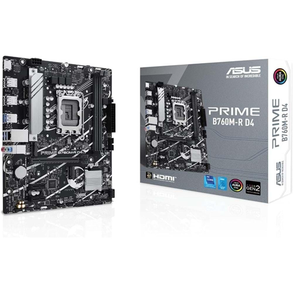 Asus Prime B760M R D4 1700P HDMI Anakart