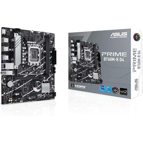 Asus Prime B760M R D4 1700P HDMI Anakart