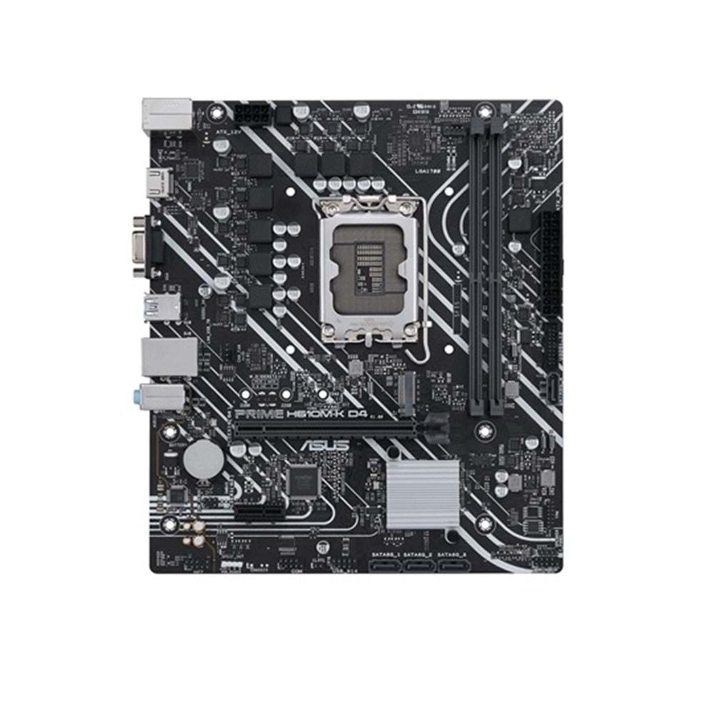 Asus Prime H610M K D4 ARGB 1700P HDMI Anakart