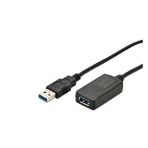 Digitus USB Uzatma Kablosu Siyah (5m)