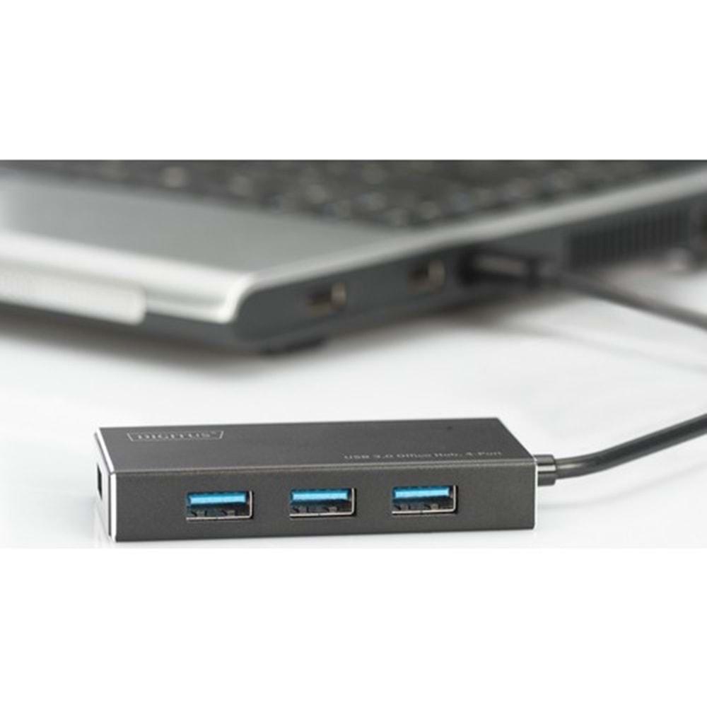 Digitus USB 3.0 Çoklayıcı (4 Port)