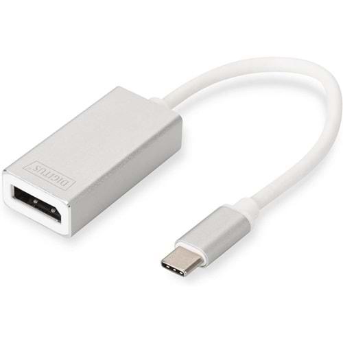 Digitus Type C Erkek to DisplayPort Dişi Çevirici