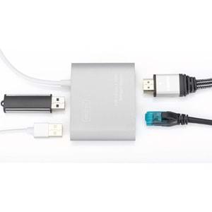 Digitus Type C to HDMI + USB3.0 + Rj45