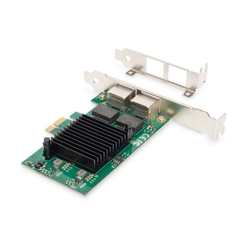 Digitus PCI Express Ethernet Kartı (2xRJ 45 Port)