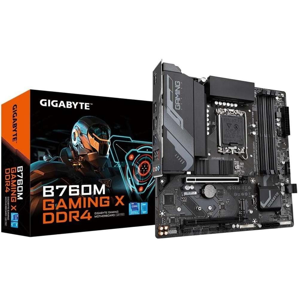 Gigabyte B760M Gaming X D4 1700P HDMI DP Anakart