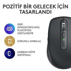 Logitech MX Anywhere 3S Siyah Kablosuz 910 006929