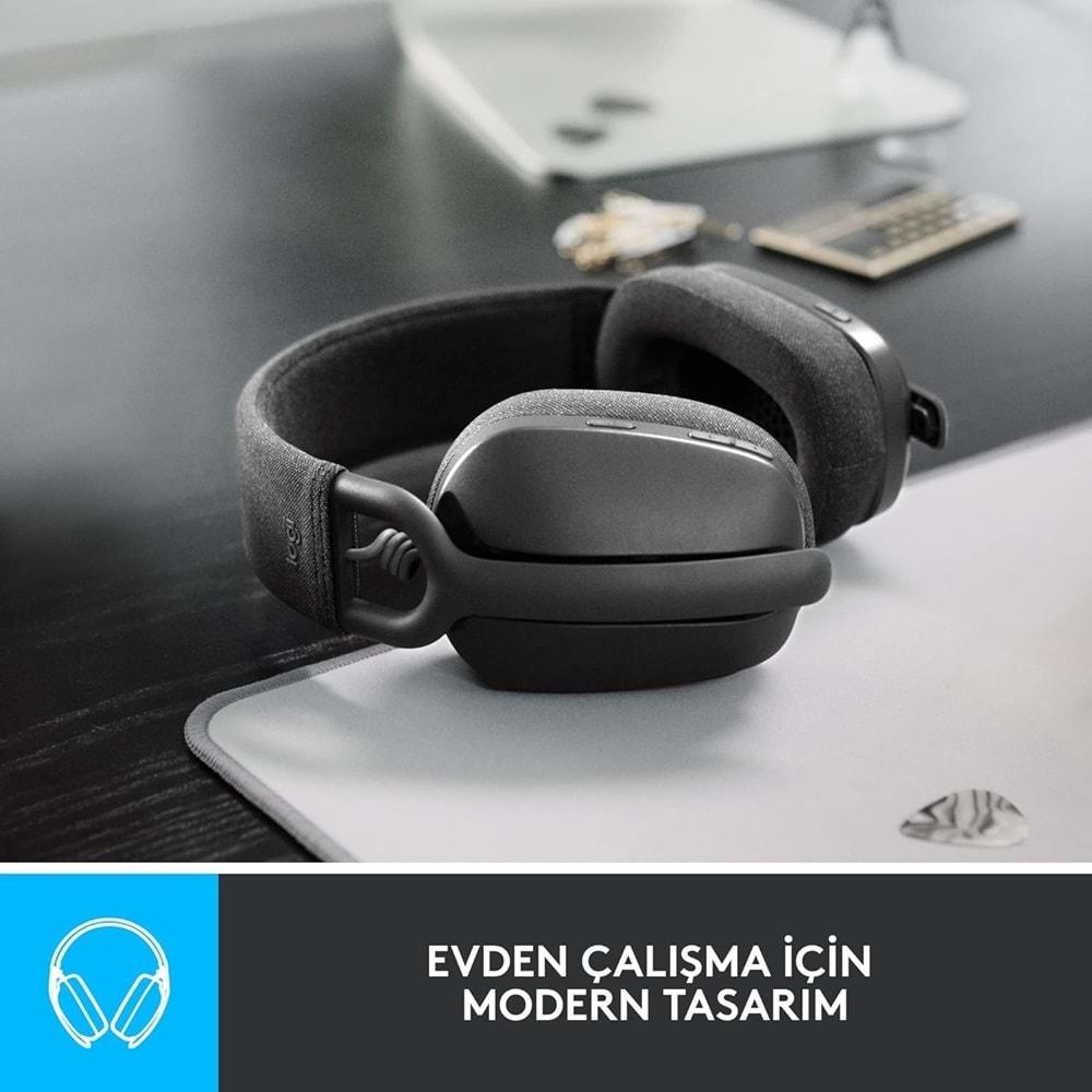 Logitech Zone Vibe 100 Kablosuz Kulaklık Siyah