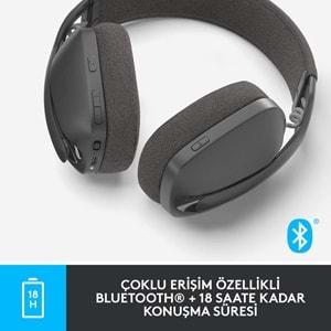 Logitech Zone Vibe 100 Kablosuz Kulaklık Siyah