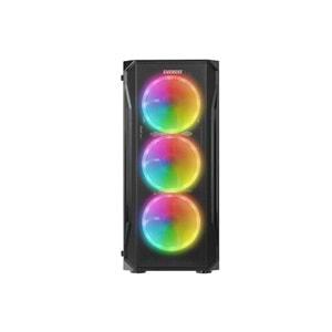 Everest X-RACER PEAK 600W Temperli Cam 4*12CM RGB Fan ATX MIDI Tower Gaming Oyuncu Kasası