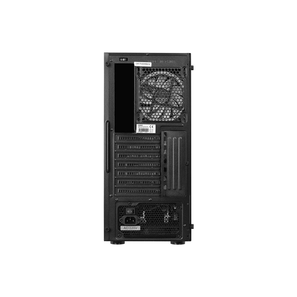 Everest X-RACER PEAK 600W Temperli Cam 4*12CM RGB Fan ATX MIDI Tower Gaming Oyuncu Kasası