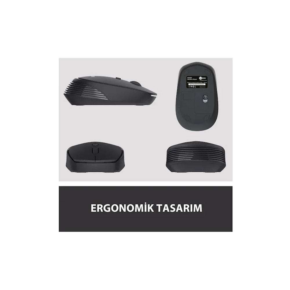 Lenovo Lecoo USB Optik Kablosuz Mouse Siyah WS202-S