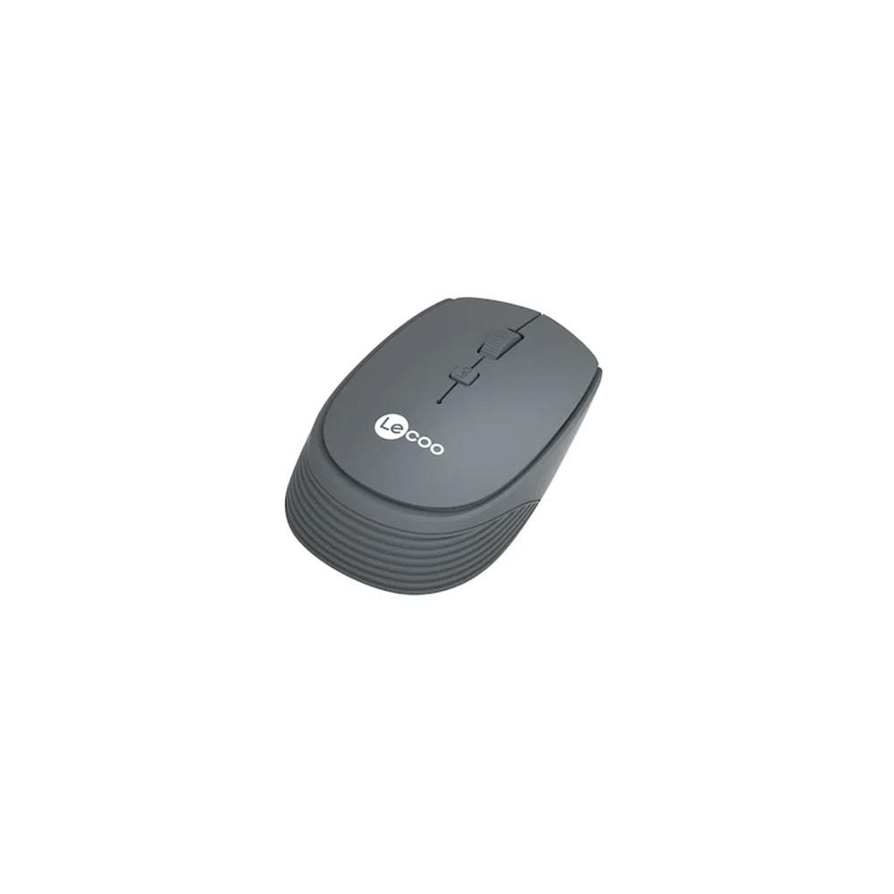 Lenovo Lecoo USB Optik Kablosuz Mouse GRİ WS202-G