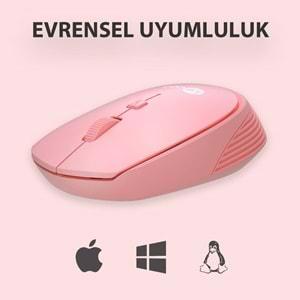 Lenovo Lecoo USB Optik Kablosuz Mouse PEMBE WS202-P