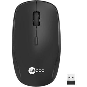 Lenovo Lecoo USB Optik Kablosuz Mouse Siyah WS203