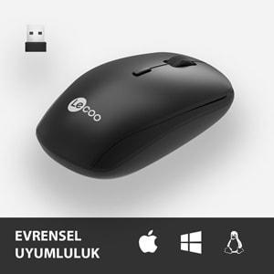 Lenovo Lecoo USB Optik Kablosuz Mouse Siyah WS203