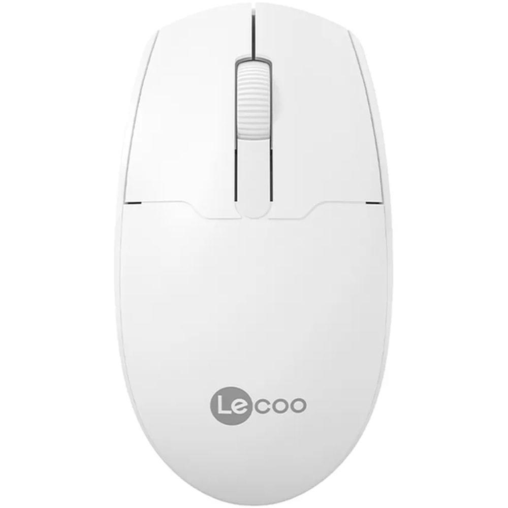 Lenovo Lecoo USB Optik Kablosuz Mouse Beyaz WS204-B