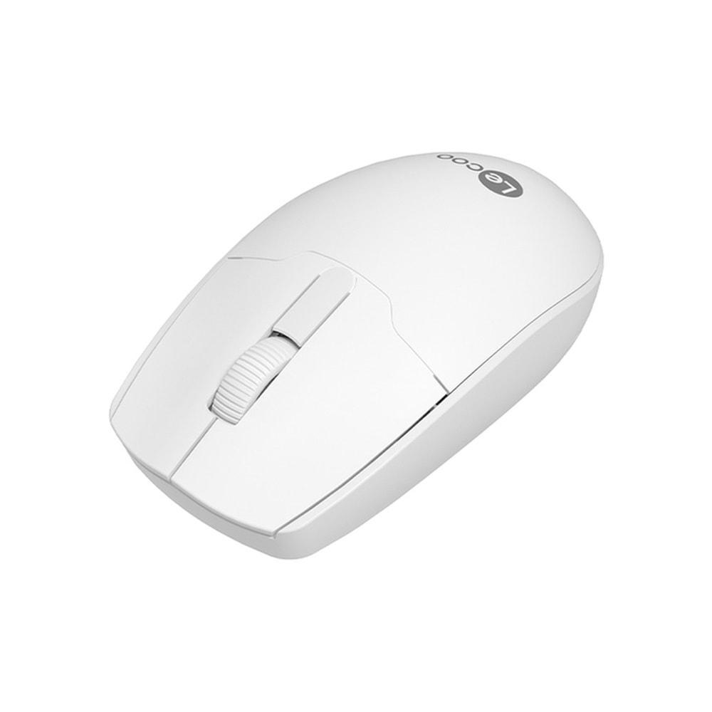 Lenovo Lecoo USB Optik Kablosuz Mouse Beyaz WS204-B