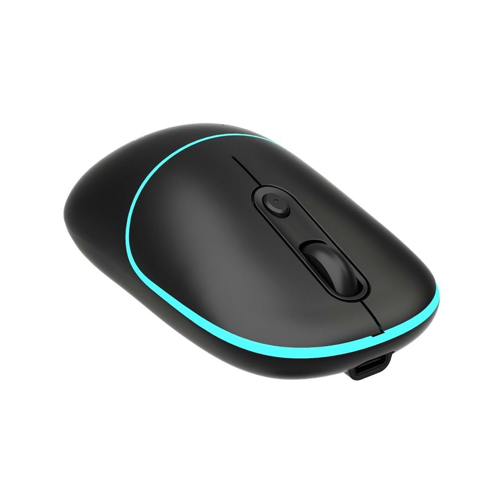 Lenovo Lecoo USB Optik Kablosuz Mouse Siyah WS210-S