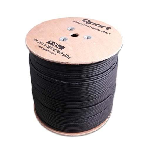 Qport Q-CATFLASH 500 Metre LSZH CAT6 Outdoor 23AWG 0.58MM Yanmaz Kablo (Halogen Free)