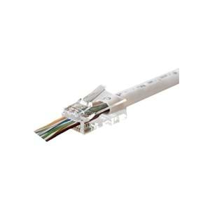 Oring MPC6U3EZ CAT6 PLUG U/UTP EZRJ45 Yeni Nesil Altın Uç Konnektör 100 Lü Paket