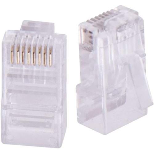 Qport Q-J600Y CAT6 50 LİK PAKET EZ-RJ45 YENİ NESİL KONNEKTÖR