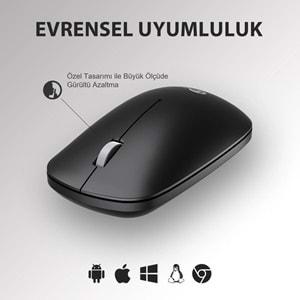 Lenovo Lecoo USB Optik Kablosuz Mouse Siyah WS214-S