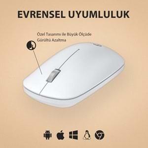 Lenovo Lecoo USB Optik Kablosuz Mouse Beyaz WS214-B