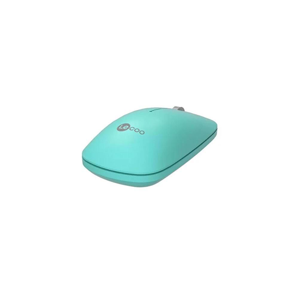 Lenovo Lecoo USB Optik Kablosuz Mouse Turkuaz WS214-T