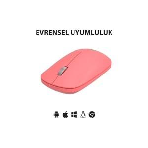 Lenovo Lecoo USB Optik Kablosuz Mouse Pembe WS214-P