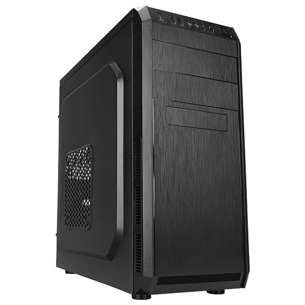 Everest 318B 300W Peak Siyah Metal Panel ATX Mid-Tower PC Kasası