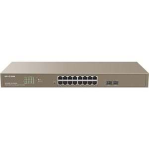 IP-COM G3318P-16-250W 16 Port Gigabit + 2x 1GB SFP Uplink Cloud Yönetilebilir Rackmount 250W PoE Switch