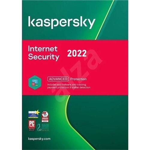 Kaspersky Antivirus 3 Kullanıcı 1 Yıl