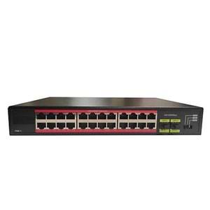 TIWOX TP-G2420-POE300W 24 Port Gigabit + 2x Gigabit SFP Uplink Rackmount PoE Switch (Realtek Chipset)