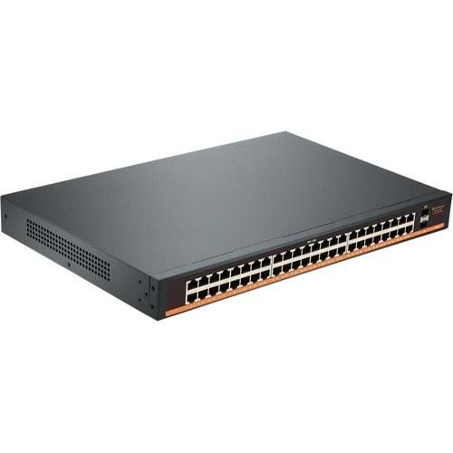 TIWOX TP-G4820-POE800W 48 Port Gigabit + 2x1GB SFP Uplink Rackmount PoE Switch