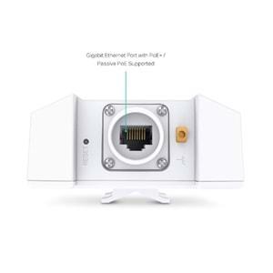 TP-Link Omada EAP650-Outdoor AX3000 Dual Band WiFi 6 1xGigabit RJ45 574Mbps/2.4GHz/2402Mbps/5GHz Access Point (Adaptörlü)