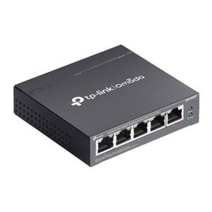 TP-Link Omada DS105GP 4 Port Gigabit + 1 Port Gigabit Uplink 65W PoE Yönetilemez Switch