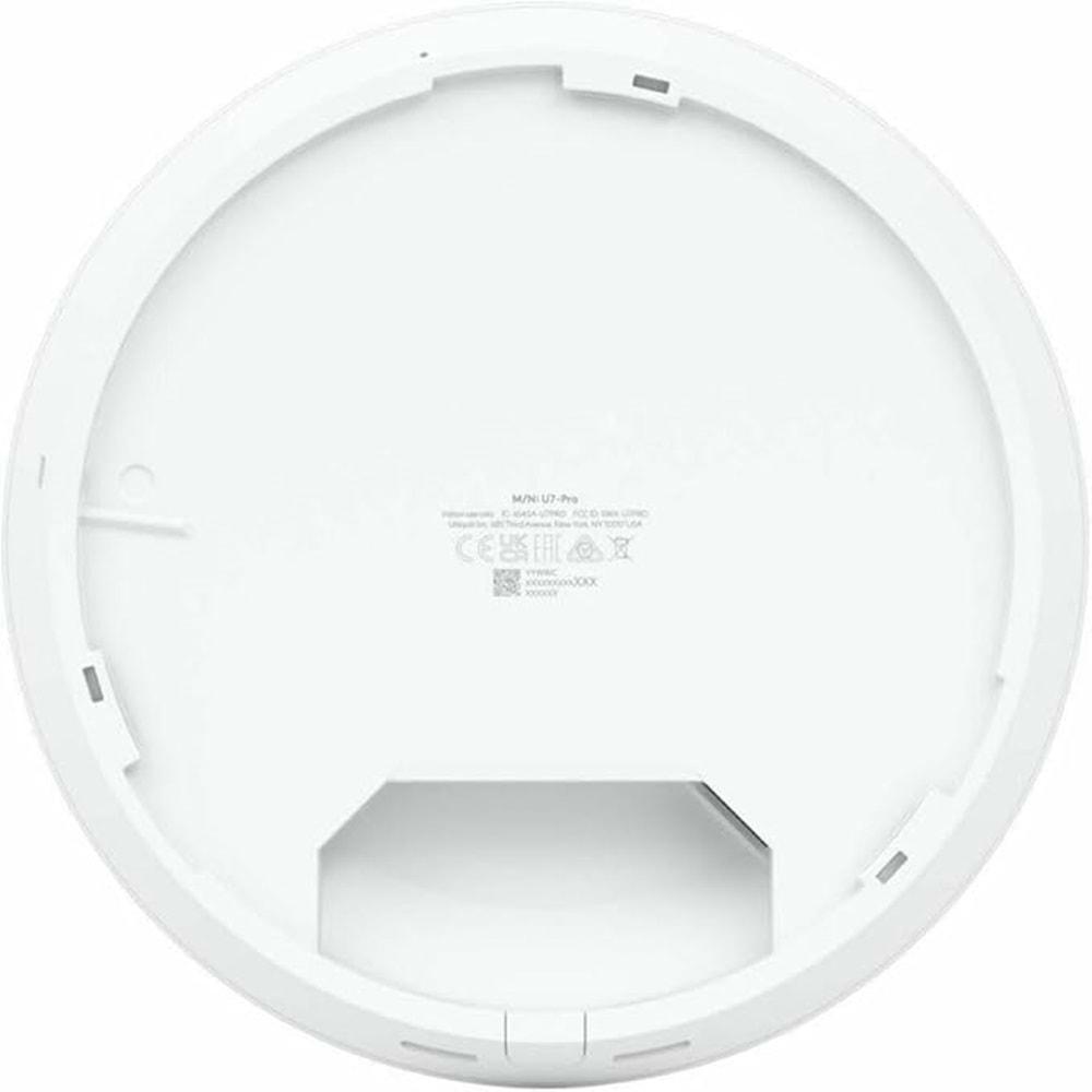 UBNT U7-PRO 2.4/5/6GHz WiFi 7 802.11be 6 Spatial Stream 2x2 MU-MIMO 7.3Mbps Tavan Tipi Access Point (Adaptörsüz)