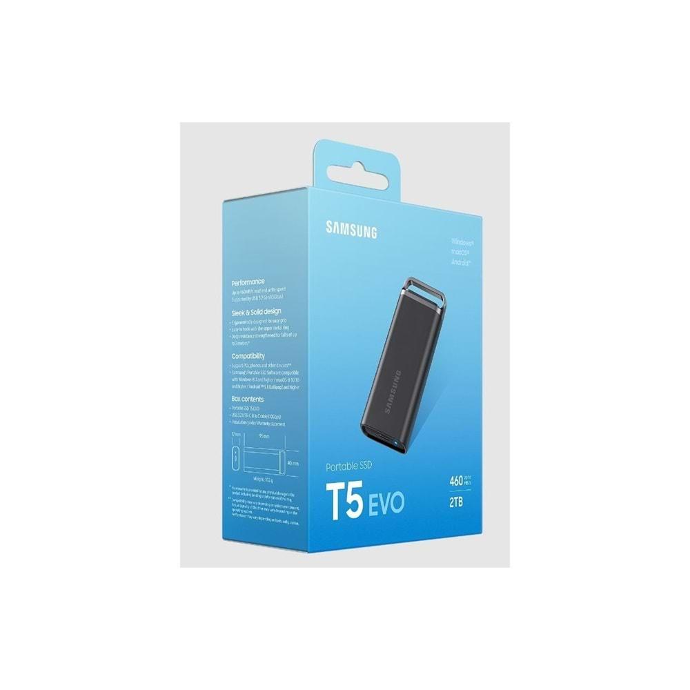 Samsung T5 Evo 2TB Usb3.2 Gen1 Siyah