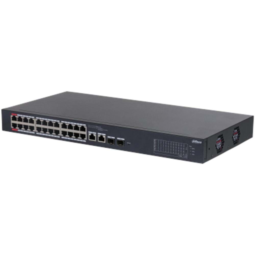 Dahua 24 Port PoE (240W), 2GE Combo, 2xSFP Cloud Managed Switc(CS4226-24ET-240)