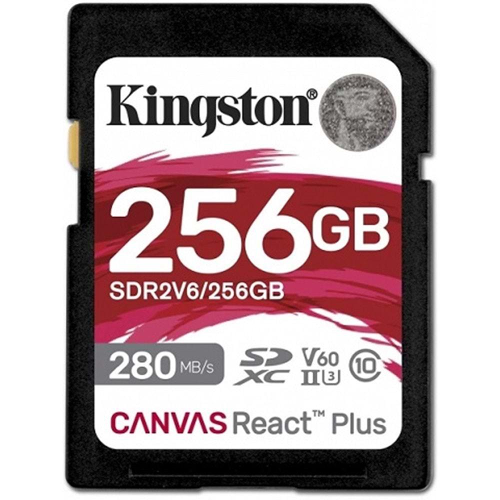 Kingston 256G SDXC Canvas React Plus (280-150)MB/s