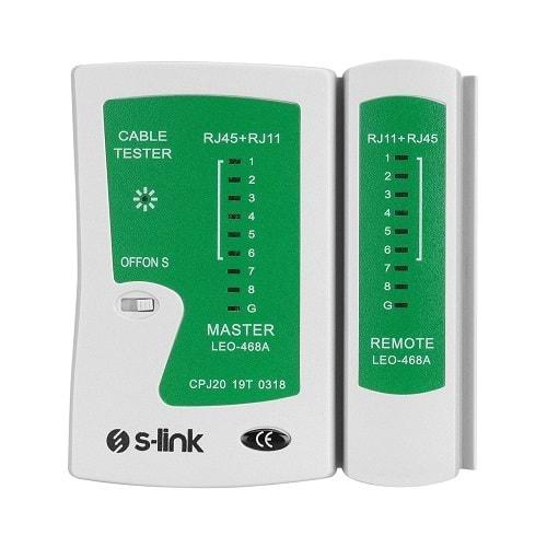 S-Link SL-468 RJ-45,RJ-11 Lüks Kablo Test