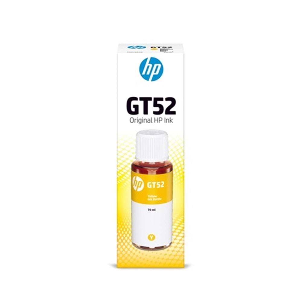 HP M0H56AE Sarı Renkli Mürekkep Kartuş (GT52)