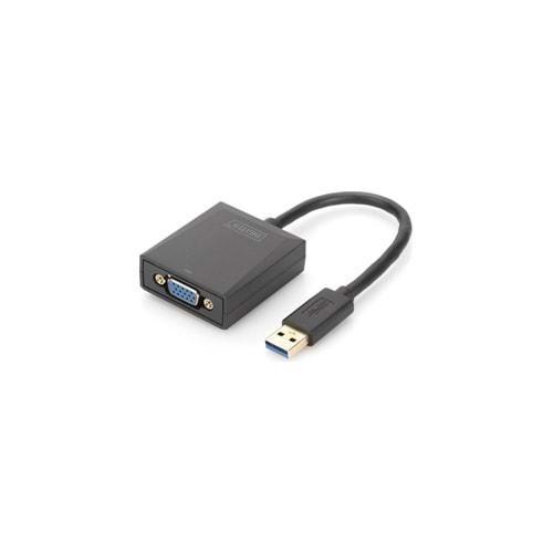 Digitus USB3.0 Erkek to VGA Dişi Çevirici